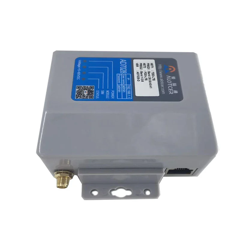 Simple rs232 to vpn wifi 4g lte modem dual sim