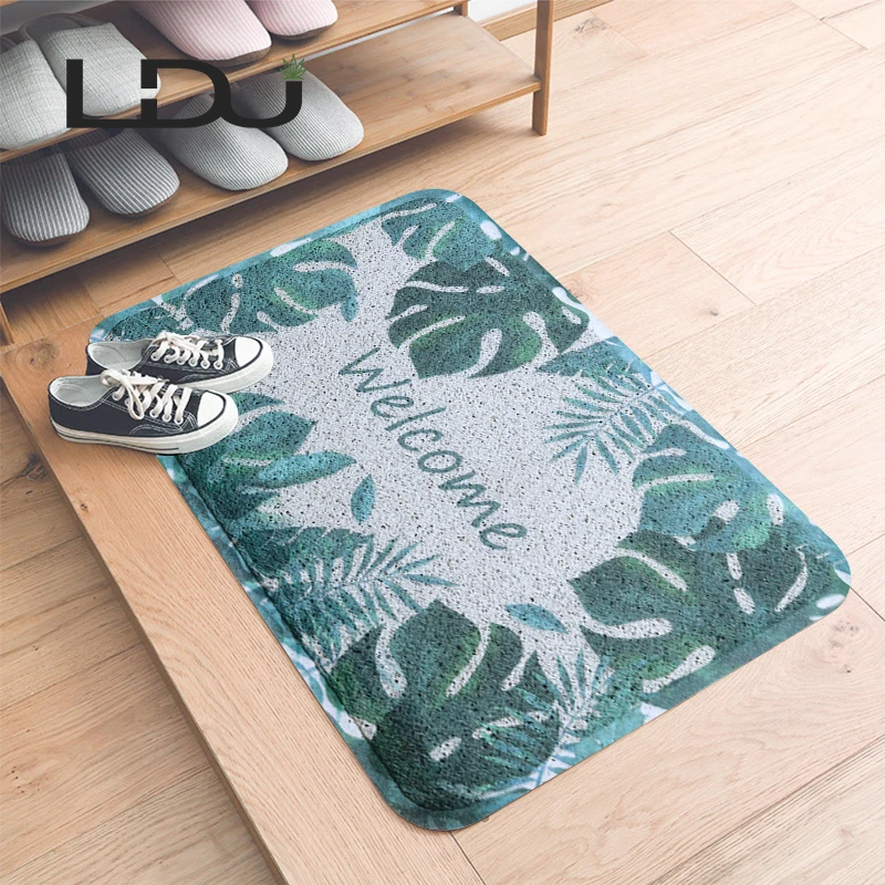 
Welcome Designer PVC Outdoor Cheap Washable Entrance Home Plate Door Mat 