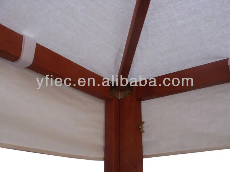 3*3m wooden gazebo