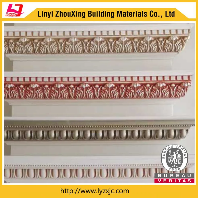 Decorative gypsum cornice designs machine/gypsum wall panel/ wall cornice moulding machine