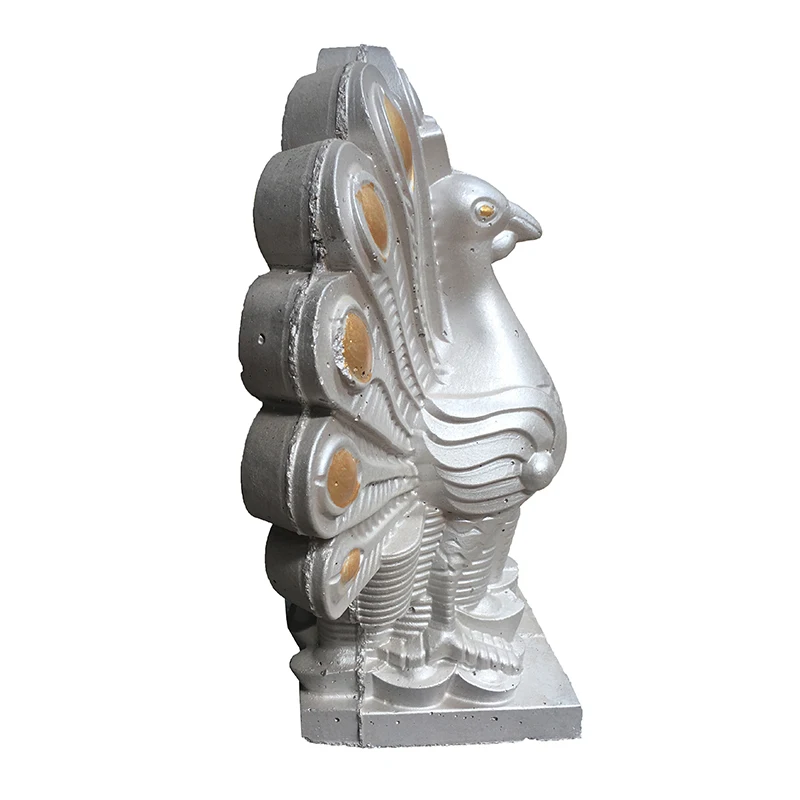 Уличная каменная бетонная статуя павлина, форма для продажи