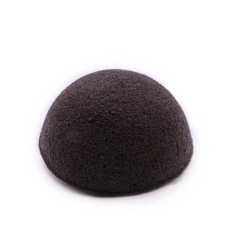 100% All Natural Hemisphere Shape Facial Konjac Sponge Large Korea Korean  Konjac Sponge with packaging