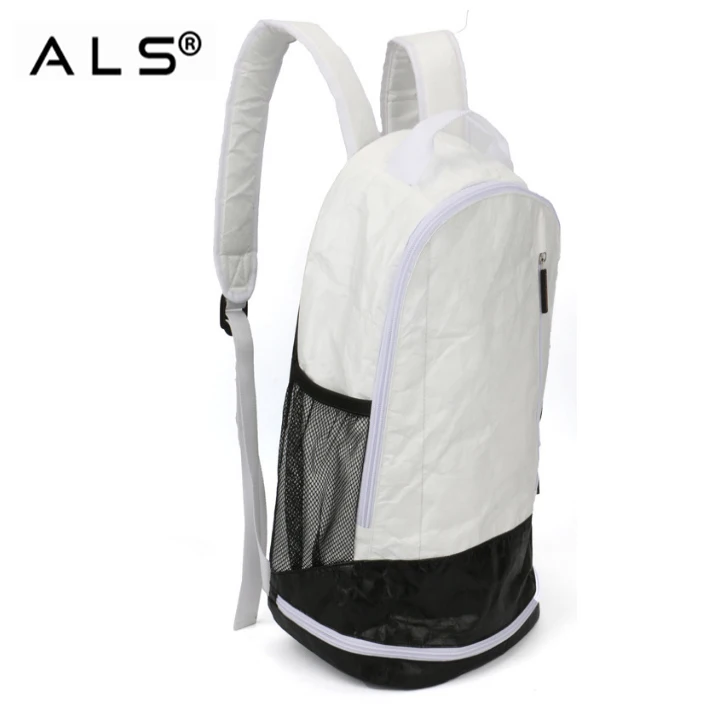 
Waterproof Tyvek Bag Paper Backpack Round Shaped Large Capacity Tyvek Backpack 