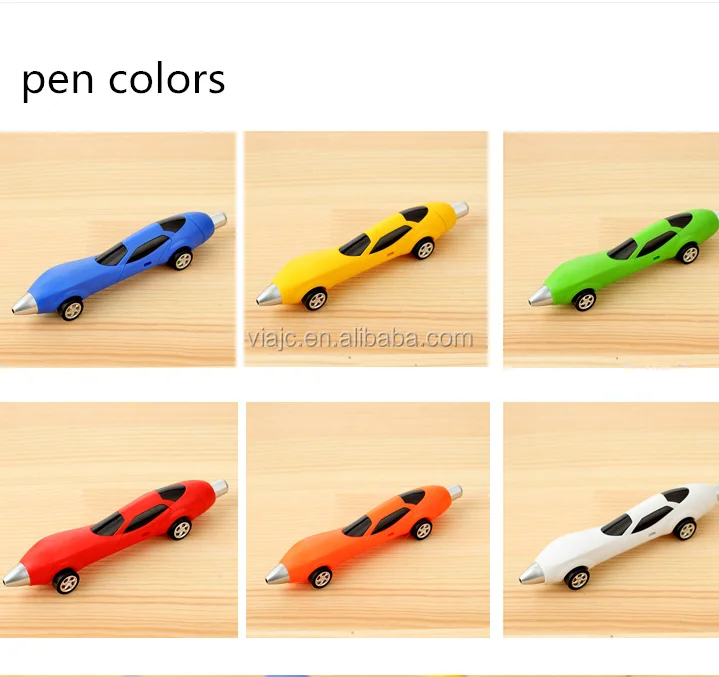 Novelty gift Cheap Race Car Shape Pen Novelty Ballpoint Pen Back to School Office Stationary Supplies for Kids Student Adults