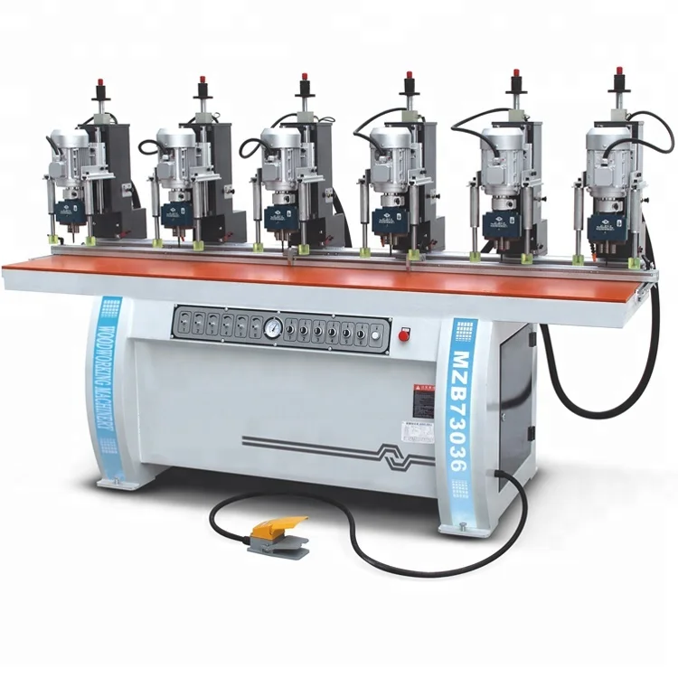 MZB73034 Semi-auto Four Head Hole Drilling Machine Hinge Drilling Machine Hinge Boring Machine With Four Heads