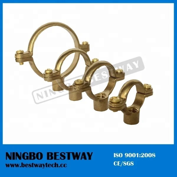 15mm to 108mm Brass Munsen Ring Saddle Clamp for Pipe