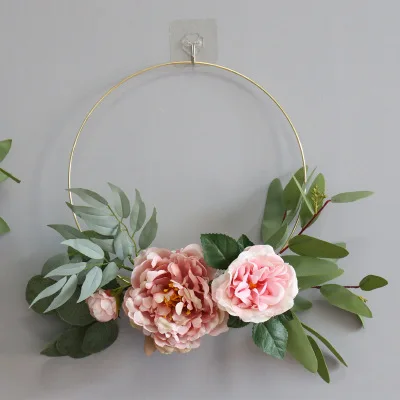 Front Door Decoration Artificial Fower Garland Wreath  for Christmas Decor Wedding Decoration Wreaths