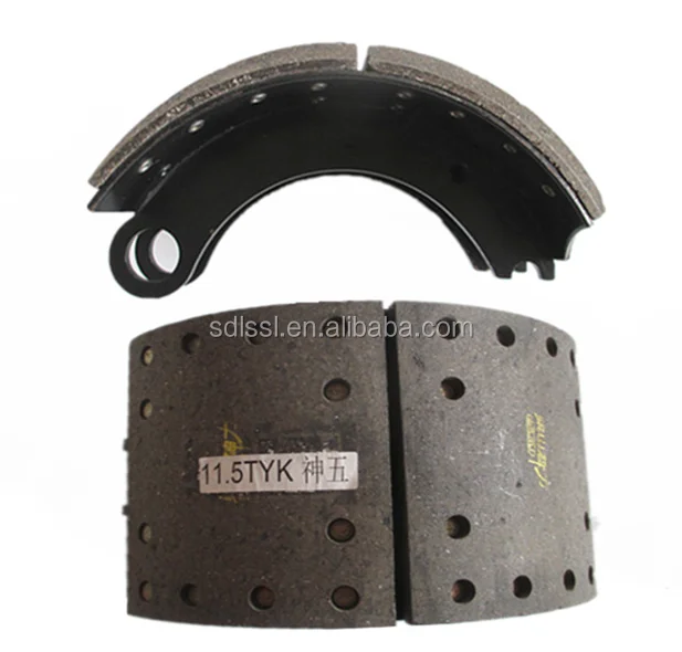 11.5t Rear Brake Shoe Liner Car Auto Parts Brake Shoes Tool For Trailer Axle