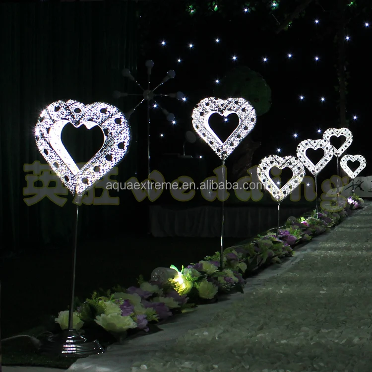Decorated Floor light for Wedding or event stage