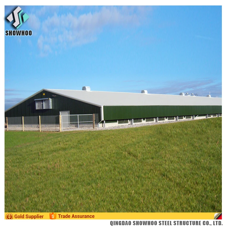 Prefabricated Low Cost Broiler Poultry Farm House Design In China