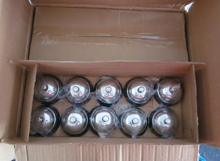 
85MM chrome finish clear ringing reception bell and portable suitable for Hotels manual power call bell 