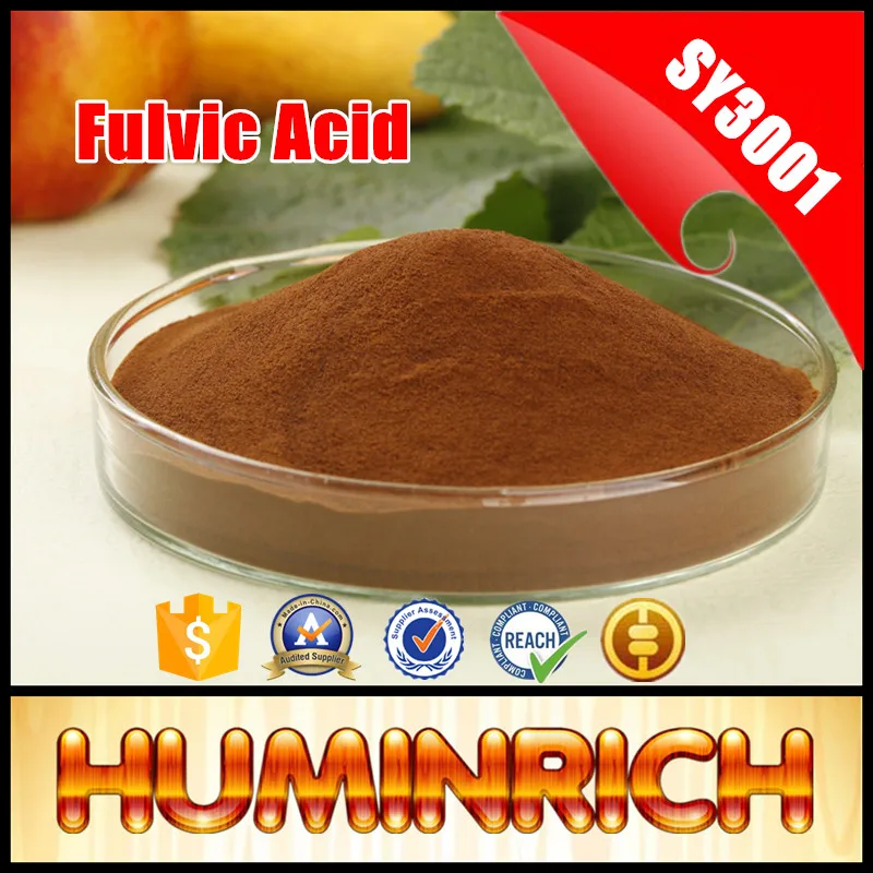 HuminRich Buy Soluble 60% 95% Humic Fulvic Acid Powder Concentrate Organic Dap Fertilizer Prices