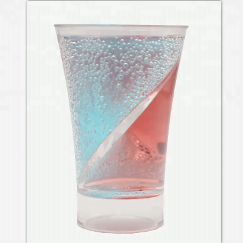 
Portable 2oz dividers tequila plastic shot glass for promotional 