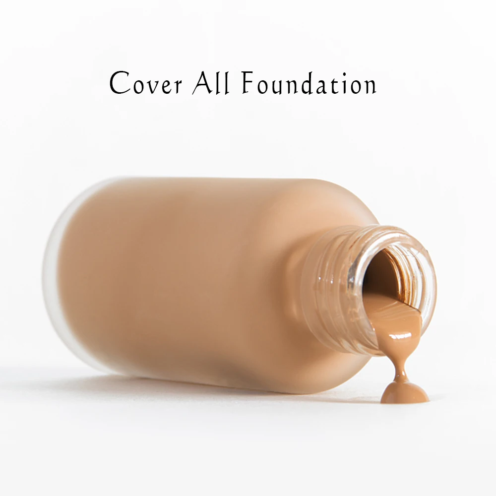 Long Wear Medium-full Coverage with Matte Finish Liquid Foundation Makeup Face Female Makeup Fixer Waterproof High Quality 10ml