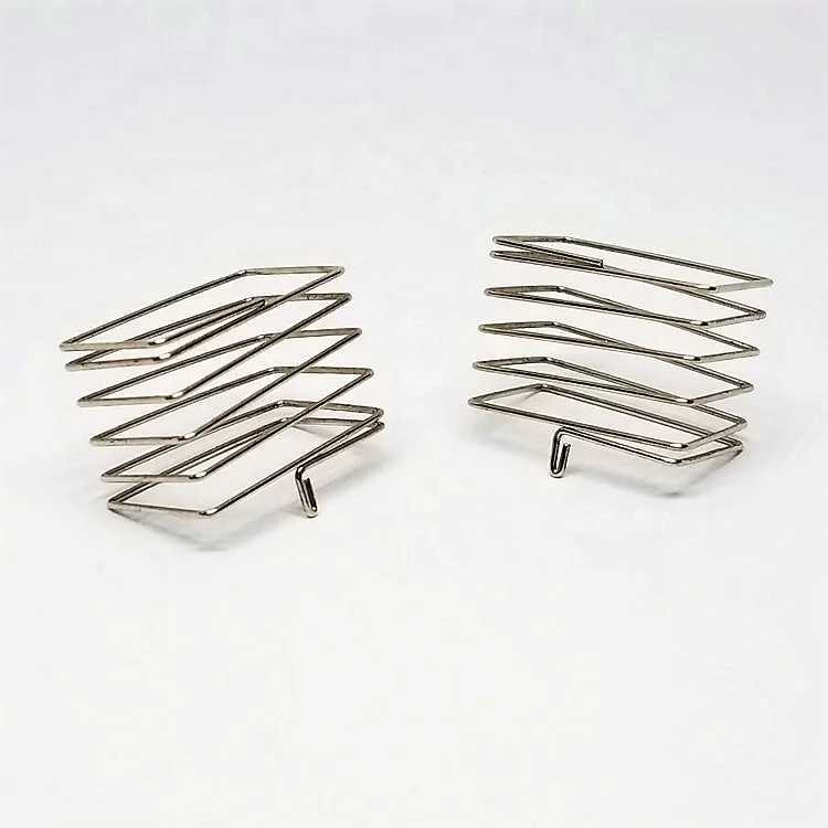 Sandingsheng customized high quality different shape coiled rectangular wire compression spring