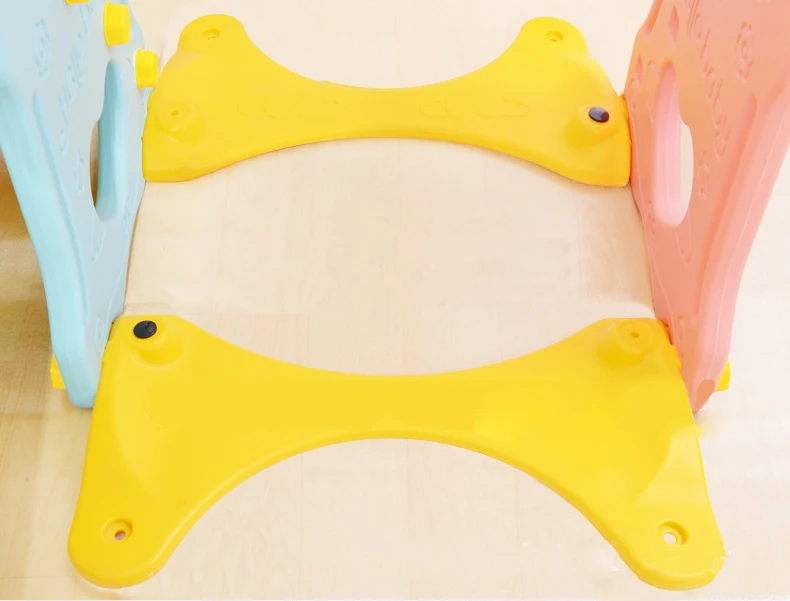 Цветная мини детская игровая площадка, пластиковая горка и качели, детская игровая площадка, детская горка