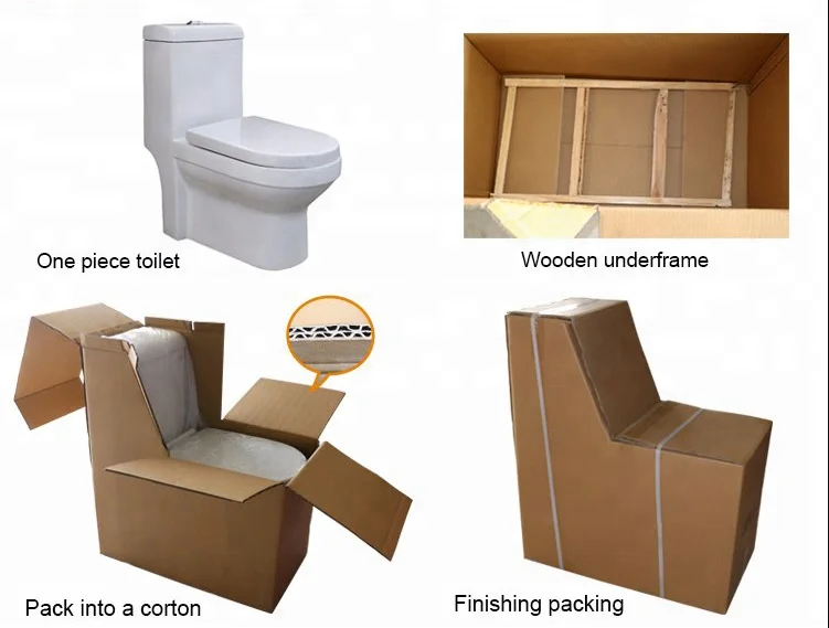 Factory Direct Supply Chinese Ceramic Sanitary Water Closet One Piece S-Trap Siphonic Toilet WC