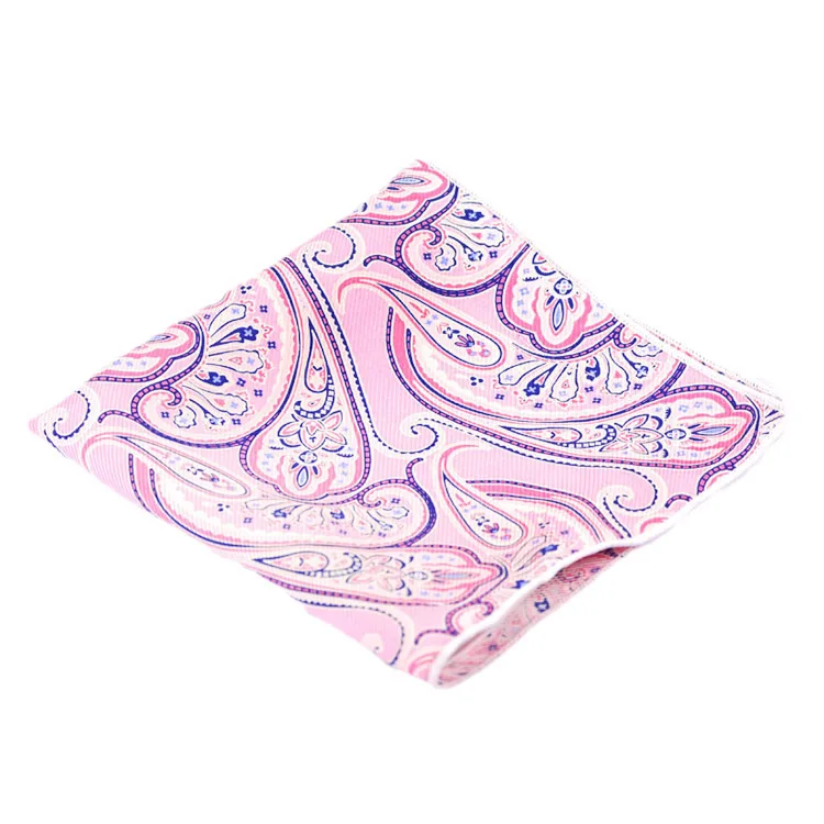 Мужской Шелковый носовой платок с принтом Пейсли