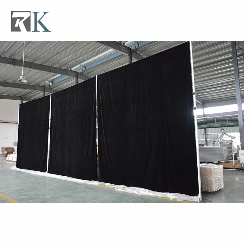 Temporary curtain pipe and drape stage backdrops adjustable pole wedding event decor hotel room divider