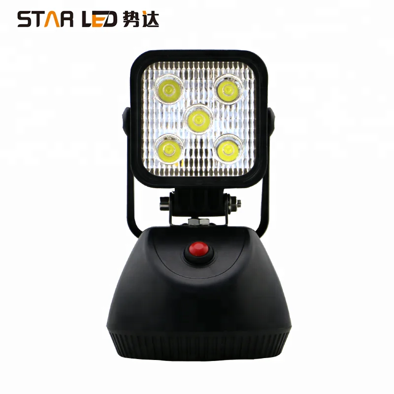 Work zone magnetic rechargeable 15w led work light for cars