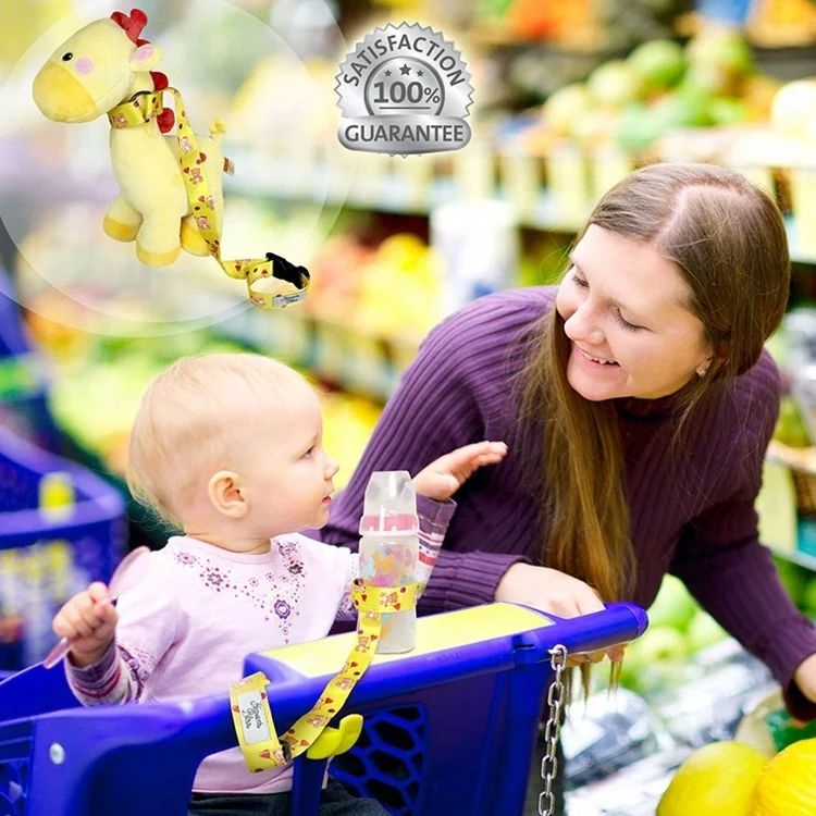 Factory custom made polyester toy leash baby feeding water bottle holder