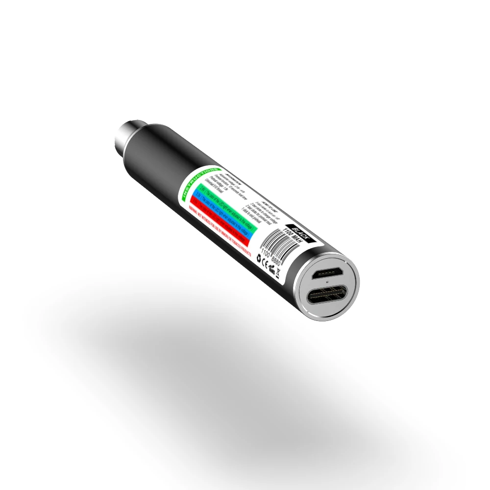 
 Аккумулятор для электронной сигареты 350 мАч, батарея для вейпа с переменным напряжением для испарителя CBD  