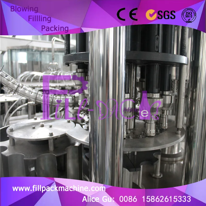 Тонкой полировки гладкой нижней заполнения бака бутылки минеральной воды линия розлива/оборудование/блок