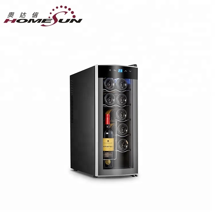 BCW-35A Custom Glass Modern Wine Cellar Cabinet, Wine Coolers Stainless Steel