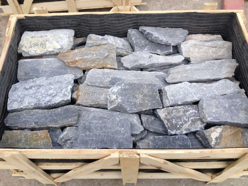 
Blue diamond irregular shape granite Wall Stone veneers wall cladding bricks WISV72 