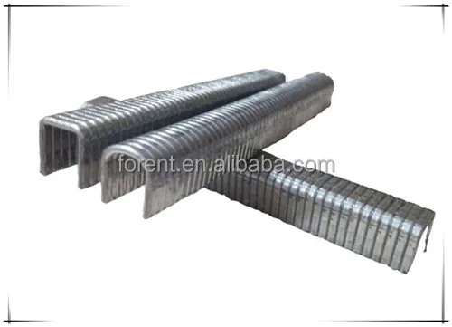 
aluminum staple /hot sale finish nail U shape staple/ furniture nail heavy duty staple 