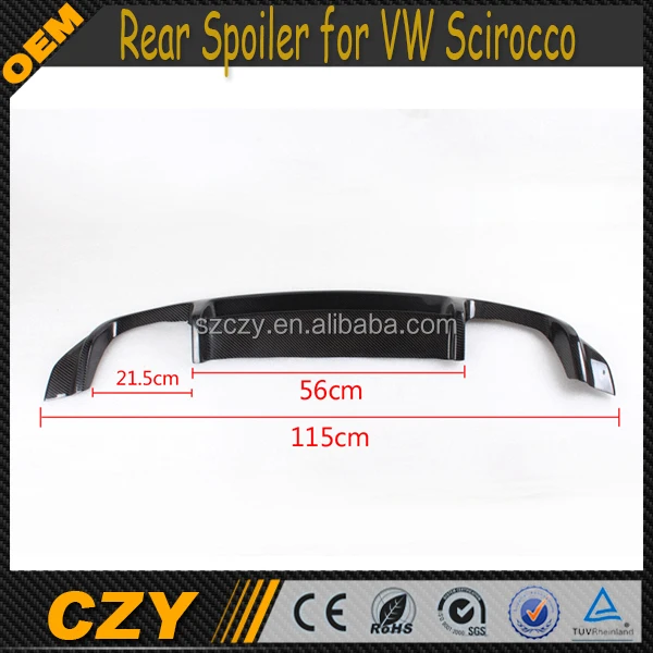 Задний Бампер Позиции Углеродного Волокна Задний Диффузор для VW Scirocco Scirocco