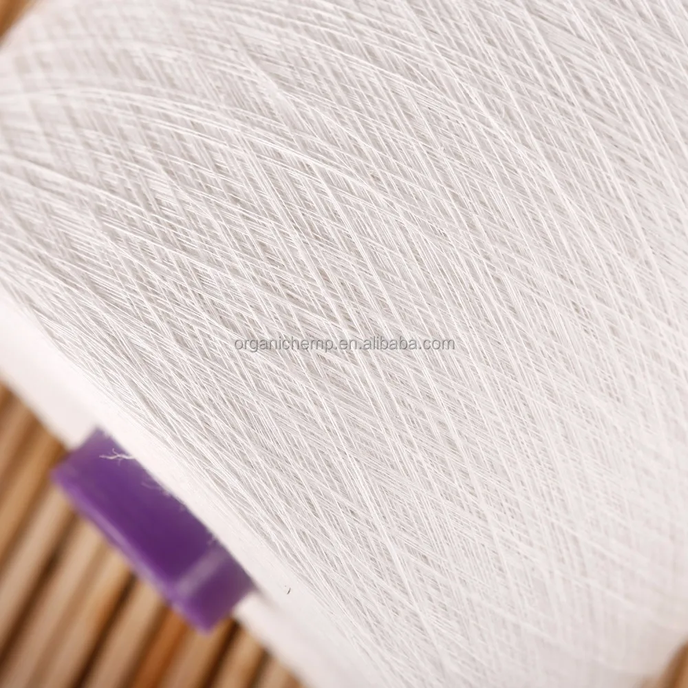 China Hemp Textile Leader High Quality Control Union Certificate 100% Hemp Yarn 36 NM Weaving Hemp for Sale