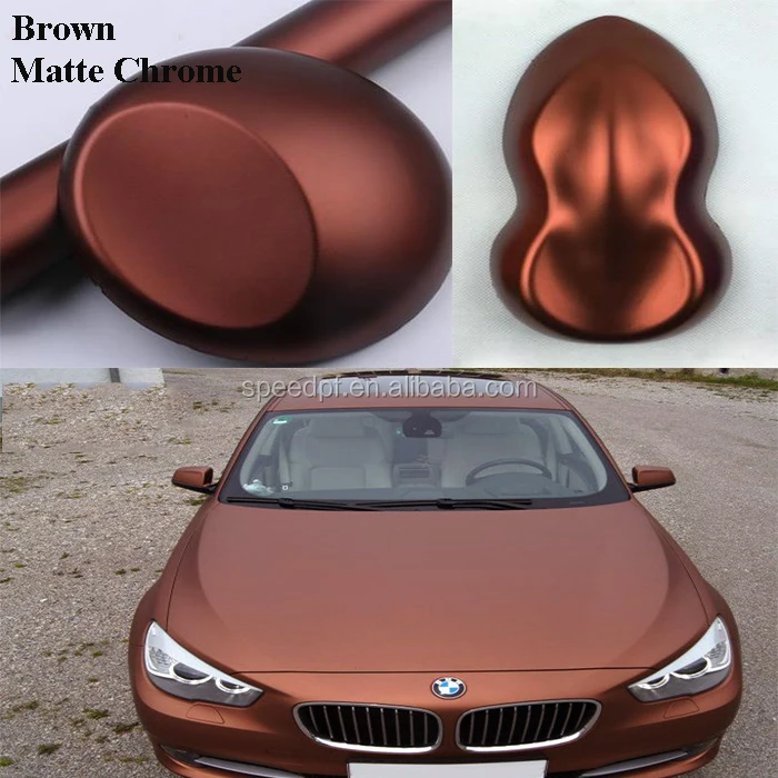 Popular Rose Pink Matte Chrome Metallic Vehicle Body Vinyl Car Wrapping Film