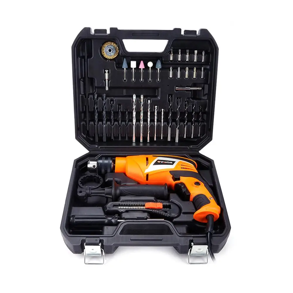 Vollplus VPID1030K 40PCS  810W hammer drill kit Multi-Functional  Impact Drill power tool set