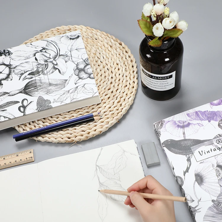 
Shenghua Printing Manufacture Wholesale Promotion Premim Classic Customized Design Artist Sketch Book 