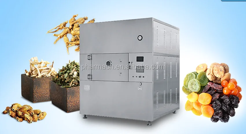 China factory KWZG Microwave vacuum dryer for fruit ,vegetable and Medicine material