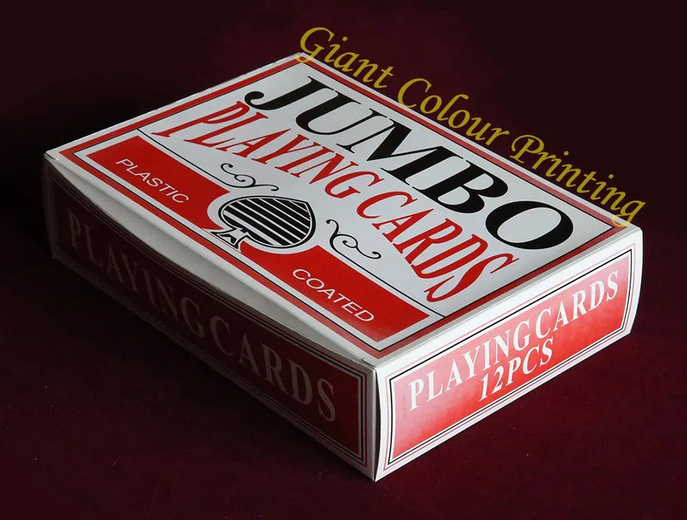 
dubai burj al arab gold yahoo games 100% plastic coated big size jumbo paper playing cards 