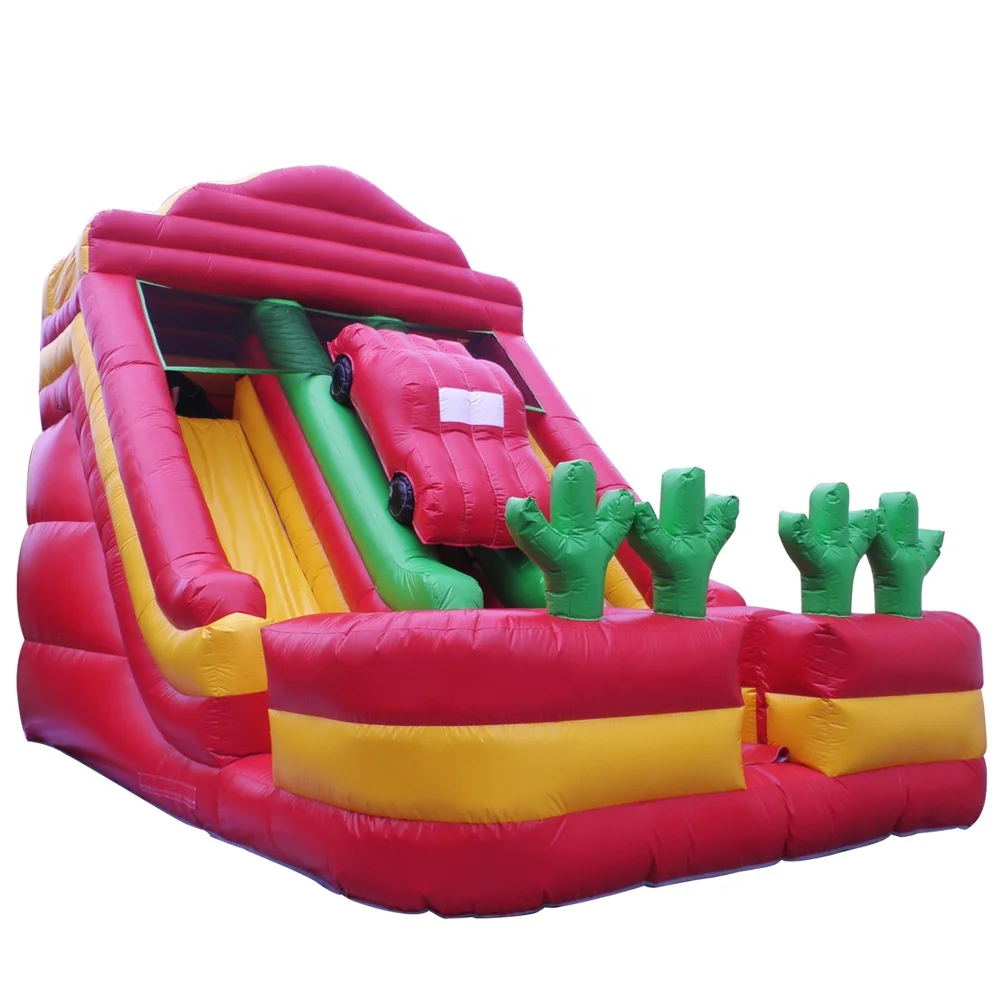 
Custom china Outdoor commercial double slide inflatable for kids 