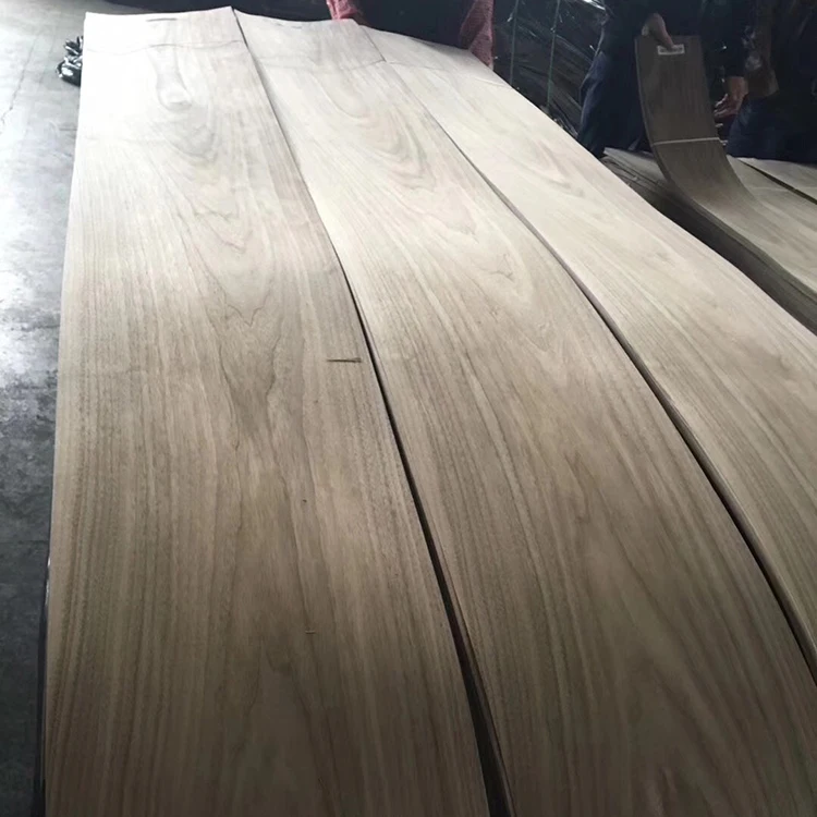 Factory Supply Natural Sliced Veneer Black American Walnut Wood Veneer Sheet