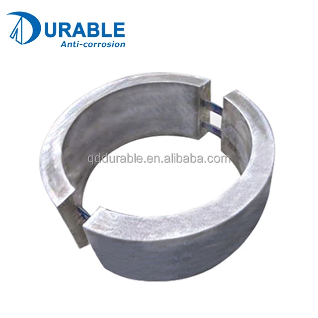 China sacrificial aluminum anodes manufacturer supply Ship hull anodes quickly delivery