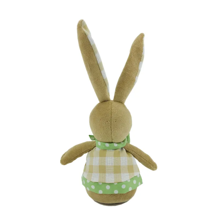 Wholesale Soft Easter Home Decorations Long Ear Rabbit Stuffed Fabric Easter Decorative Bunny Easter Ornaments
