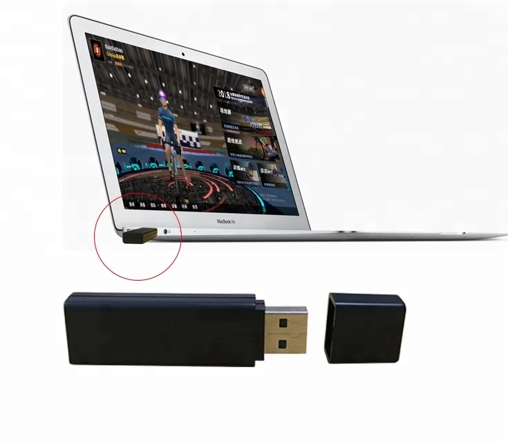 Wireless USB data stick for indoor Intelligent riding practice