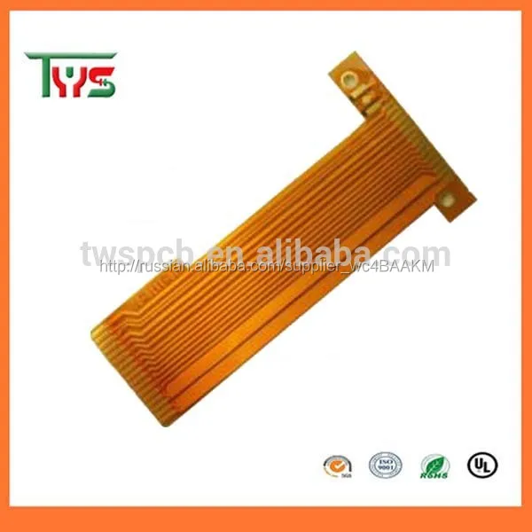 Желтый fpc жк-дисплей fpc с золото голдфингер