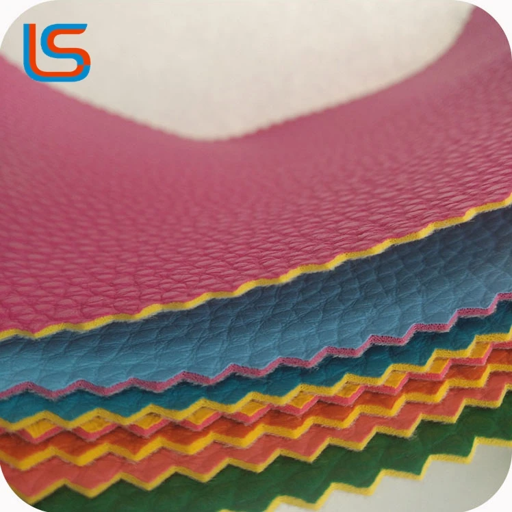 
2020 pvc stock Non Woven Backing bag leather hot sale color edge classical design 