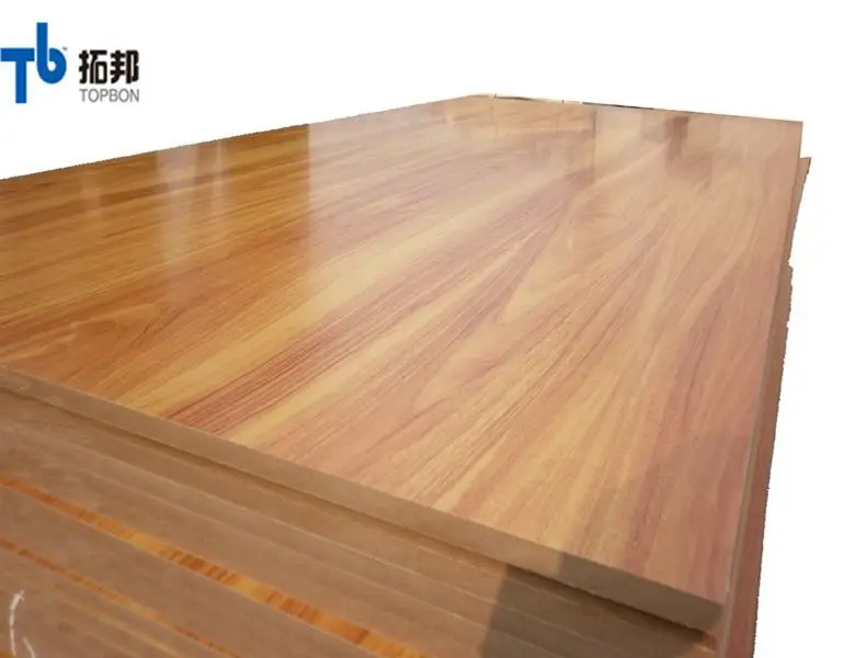 Competitive price of 18mm white oak melamine mdf