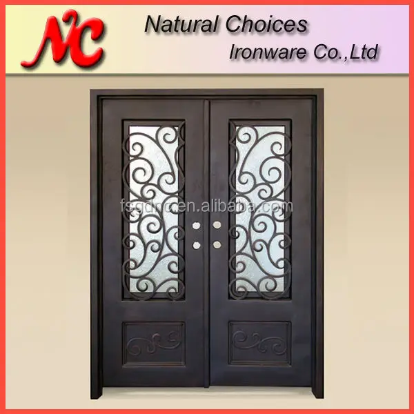 
 Лидер продаж, кованая железная главная входная дверь  