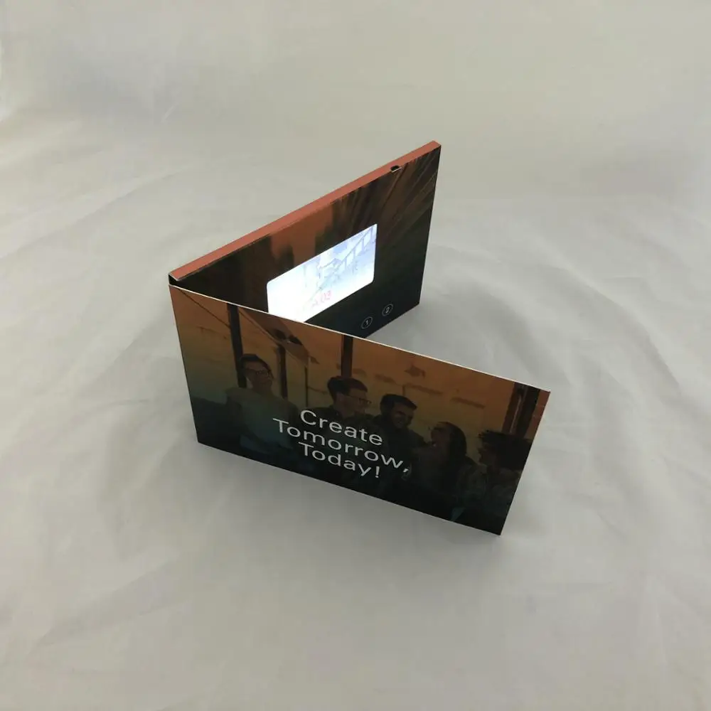 
video greeting card brochure 