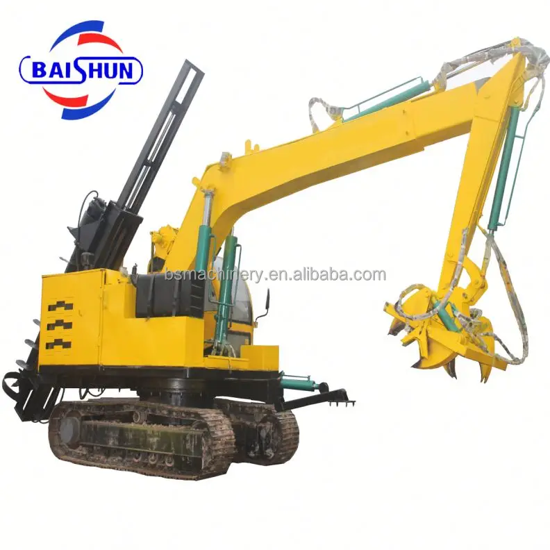 Hydraulic Low Price Screw Piles Pile Machine For Foundations Construction