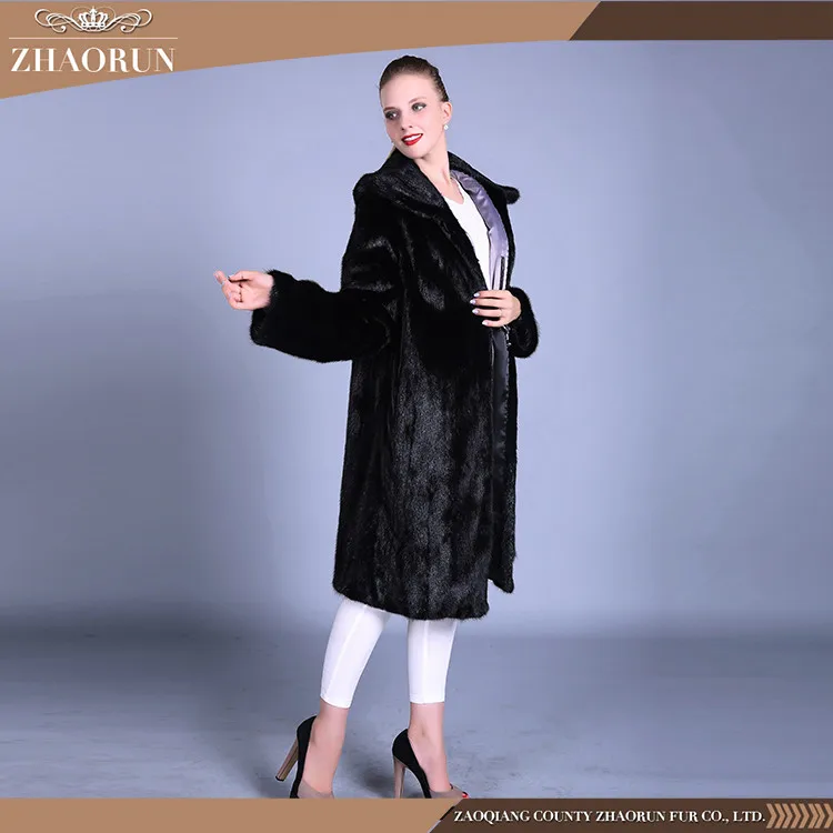 Wholesale China Merchandise Mink Fur Coat Mink Coat Of Whole Mink Skin