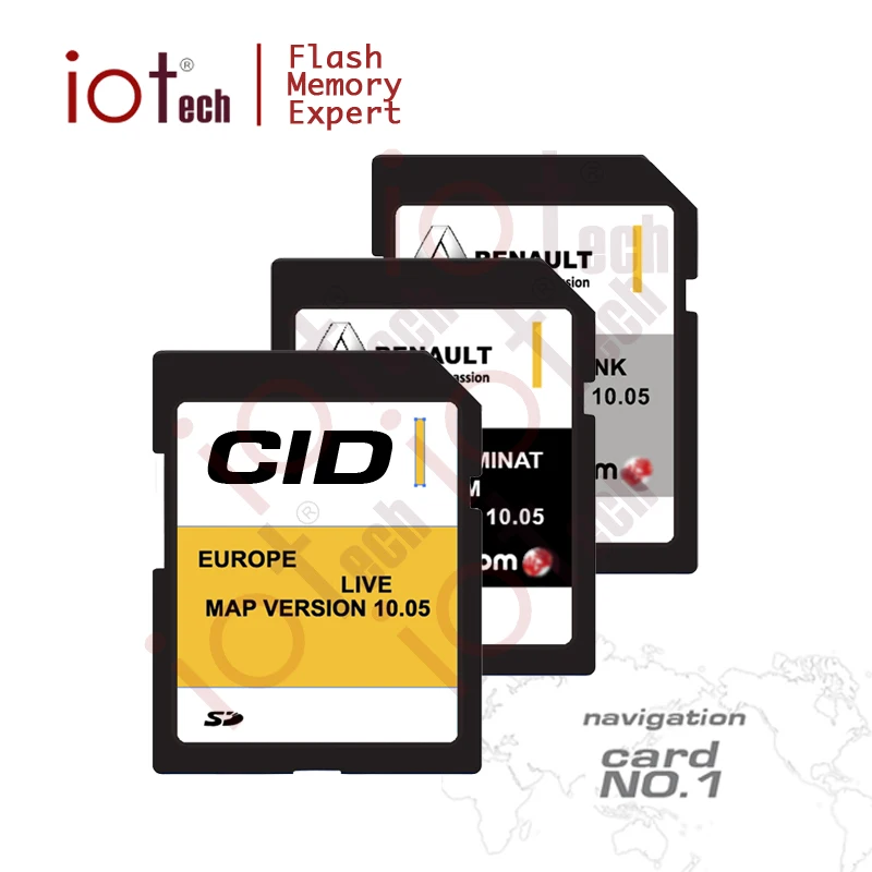 Iotech пользовательские CID карты навигации CID SD для навигации Mazda Nissan